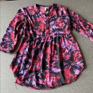 Eight Sixty button front tunic